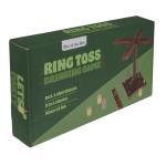 Drewniana Gra Alkoholowa z Rzutem Pierścieniem