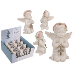 Anioł Klęczący z Różańcem – Figurka z Polirezyny | Hurtownia upominków religijnych