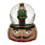 Kula Śnieżna z Dziadkiem do Orzechów – Klasyczna Ozdoba Świąteczna | Hurtownia Prezentów Kemis.pl