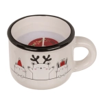 Świąteczna Świeczka w Kubeczku – Dekoracja i Prezent w Jednym | Hurtownia Kemis.pl