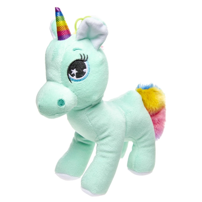 Pluszowy Jednorożec Tęczowy 22 cm – magiczna maskotka | Hurtownia zabawek