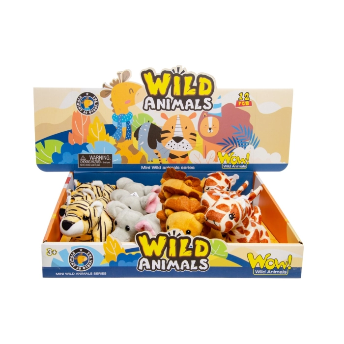 Pluszaki Safari – Tygrys, Lew, Żyrafa i Słoń