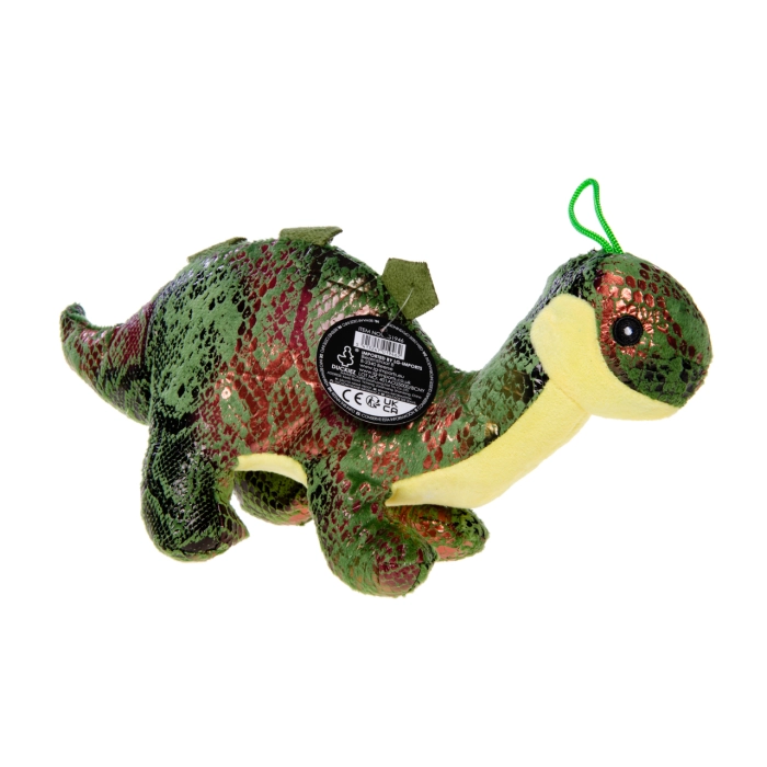 Pluszowy Dinozaur Błyszczący 30 cm – kolorowa maskotka | Hurtownia zabawek
