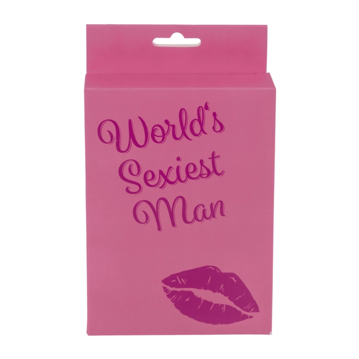 Bokserki World’s Sexiest Man – Z Przymrużeniem Oka i Całusem na Tyłku
