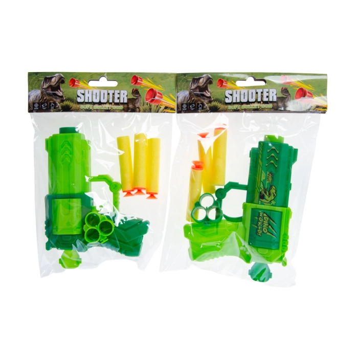 Pistolet Dino Shooter Gun – piankowe naboje | Hurtownia zabawek