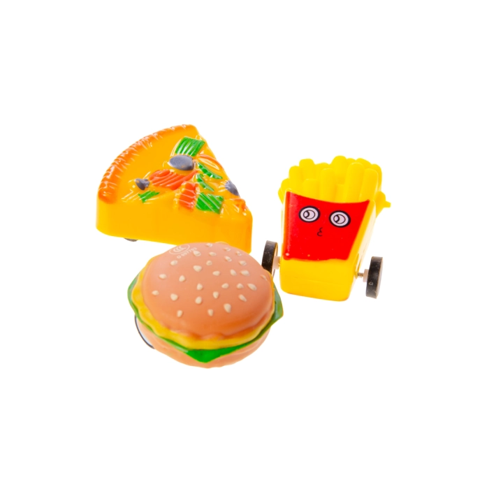 Pull Back Fast Food – pizza, frytki, burger | Hurtownia tanich zabawek