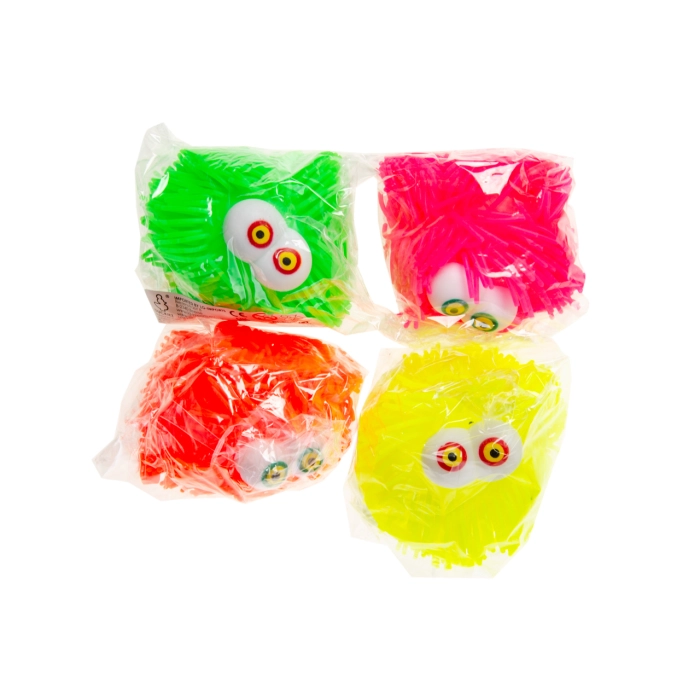 Puszysta Piłka z Oczami 10 cm – Miękka, Sprężysta i Pełna Frajdy