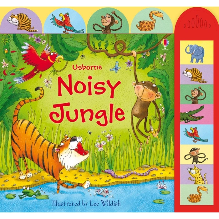 Książka interaktywna Usborne - Noisy Jungle