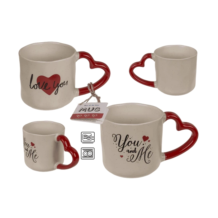 Kubek Love z Uchwytem w Kształcie Serca
