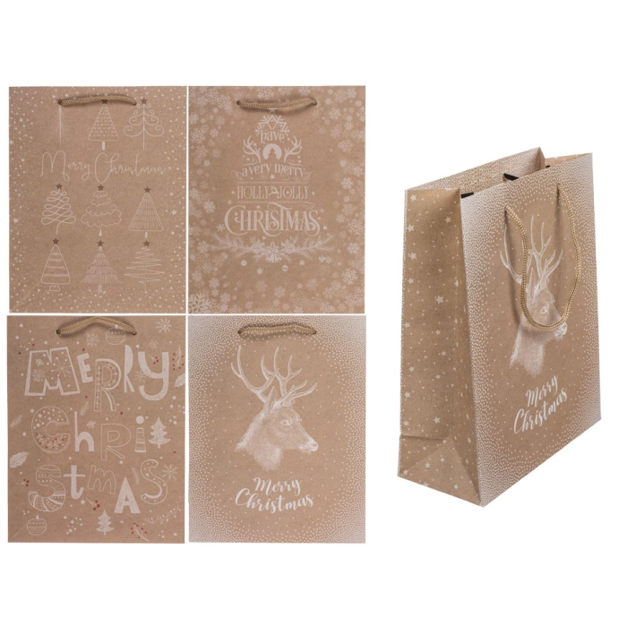 Kraft-paper gift bag