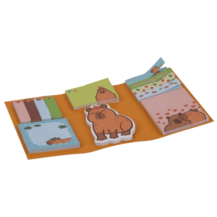 Capybara Sticky Notes – karteczki samoprzylepne | Hurtownia gadżetów biurowych