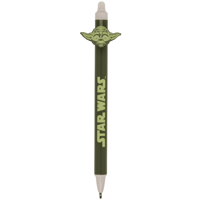 Zmazywalny długopis Star Wars – z figurką bohatera, 15 cm