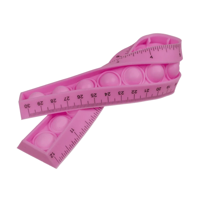 Silikonowa Linijka z Bąbelkami – Sensoryczna i Odstresowująca