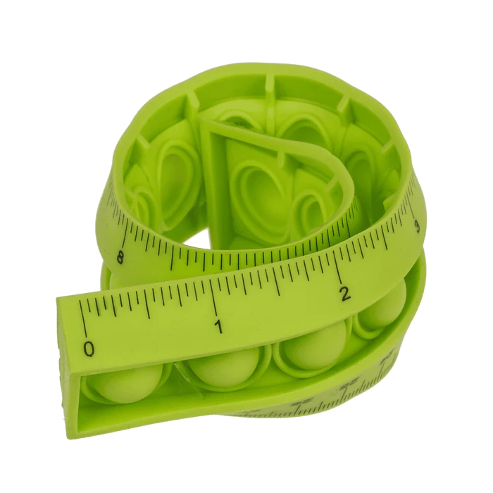 Silikonowa Linijka z Bąbelkami – Sensoryczna i Odstresowująca