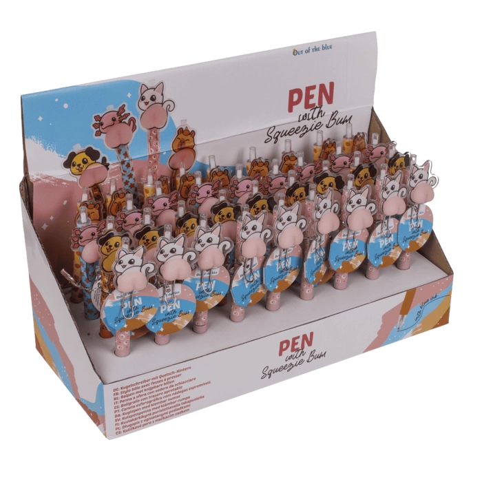 Długopis Pupa – 4 Wzory Zwierzaków | 14 cm | Śmieszny Kawaii Gadżet | Kemis.pl