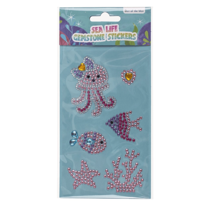 Naklejki Klejnoty Sea Life – błyszczące dekoracje dla dzieci | Hurtownia gadżetów