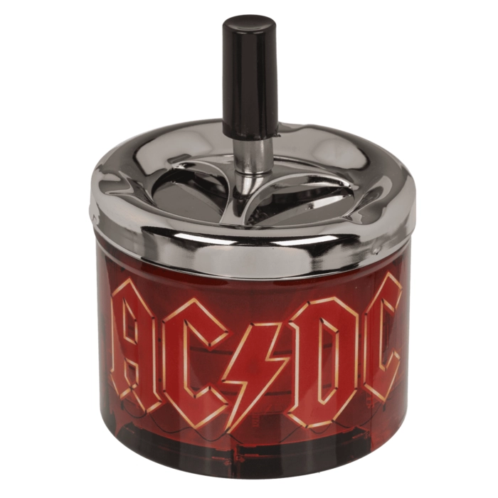 Popielniczka AC/DC z Mechanizmem Obrotowym | Oficjalny Rockowy Gadżet | Kemis.pl