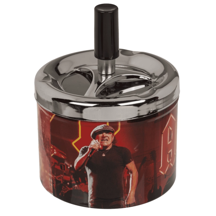 Popielniczka AC/DC z Mechanizmem Obrotowym | Oficjalny Rockowy Gadżet | Kemis.pl