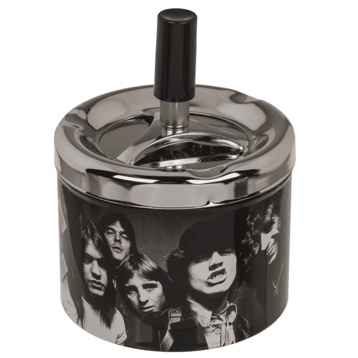 Popielniczka AC/DC z Mechanizmem Obrotowym | Oficjalny Rockowy Gadżet | Kemis.pl
