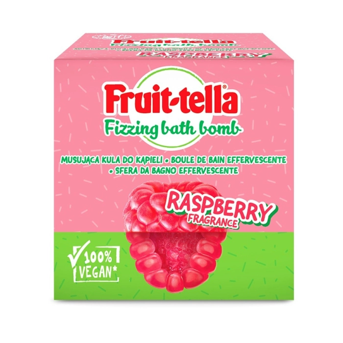 Musująca Kula do Kąpieli 165g – Fruit-tella Malina