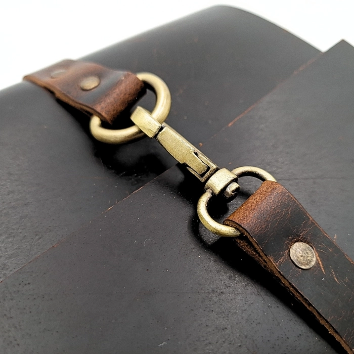 Elegancki notes skórzany retro – vintage 200 stron | Hurtownia upominków i akcesoriów