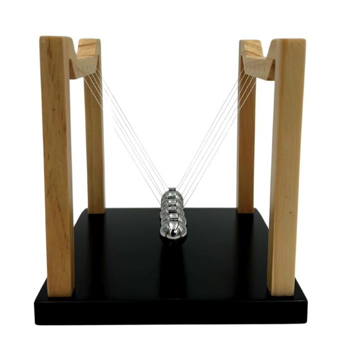 Kulki Newtona Premium – Drewniana Dekoracja Biurkowa Antystresowa | Gadżety | Kemis.pl