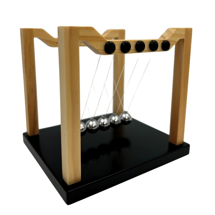Kulki Newtona Premium – Drewniana Dekoracja Biurkowa Antystresowa | Gadżety | Kemis.pl