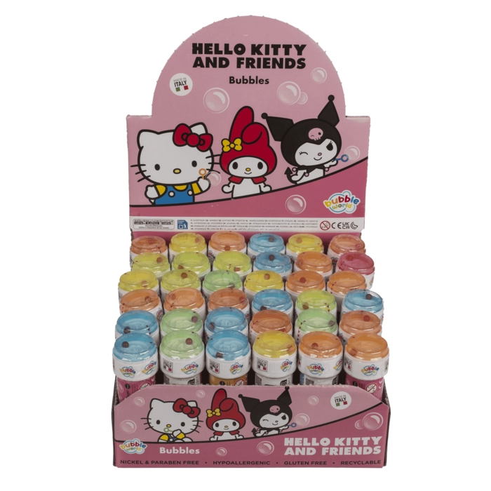 Bańki Mydlane Hello Kitty z Układanką – Produkcja Włochy