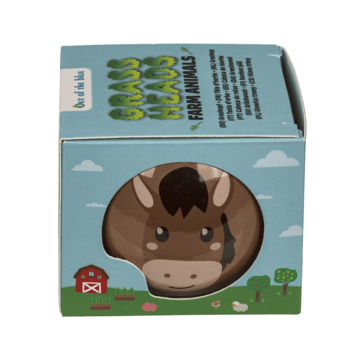 Zwierzaczek z Trawiastą Fryzurą – Mini Farma w Doniczce