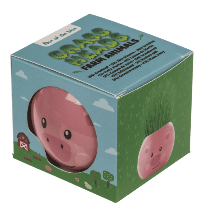 Zwierzaczek z Trawiastą Fryzurą – Mini Farma w Doniczce