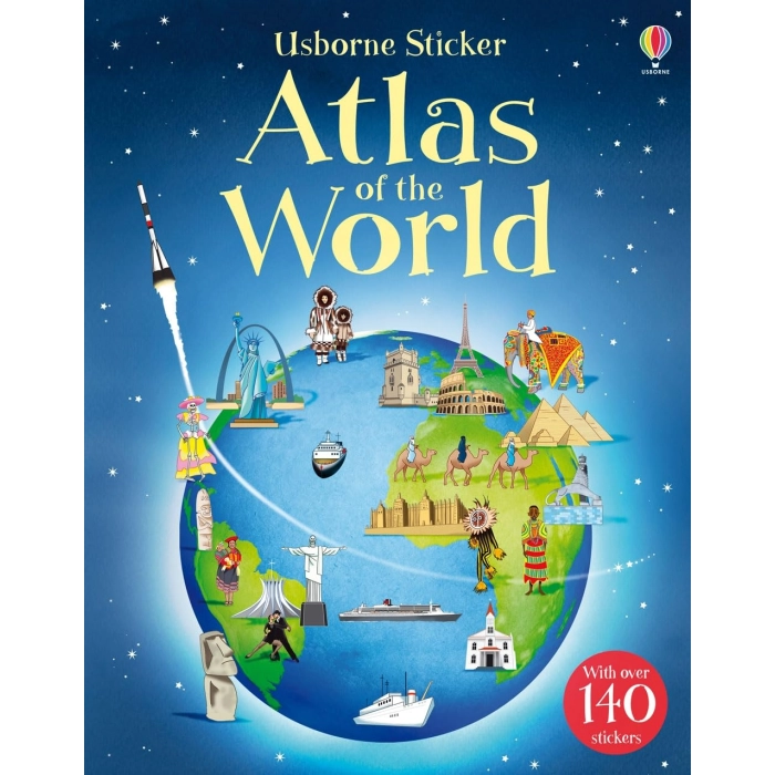 Książka Usborne - Sticker Atlas of the World