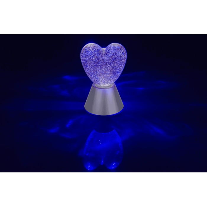 Lampa Brokatowa Serce – Czerwony Błysk Emocji