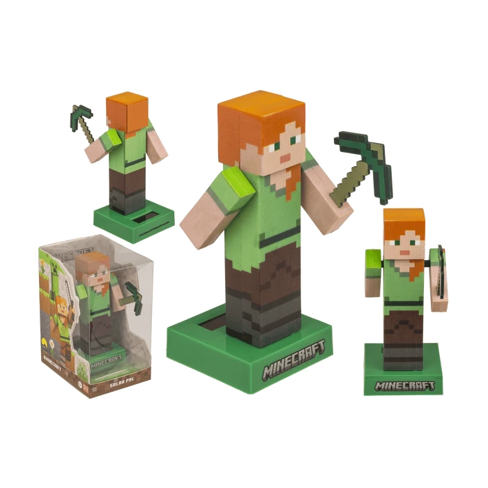 Figurka Solar­na Minecraft Alex – Dekoracja na Biurko | kemis.pl