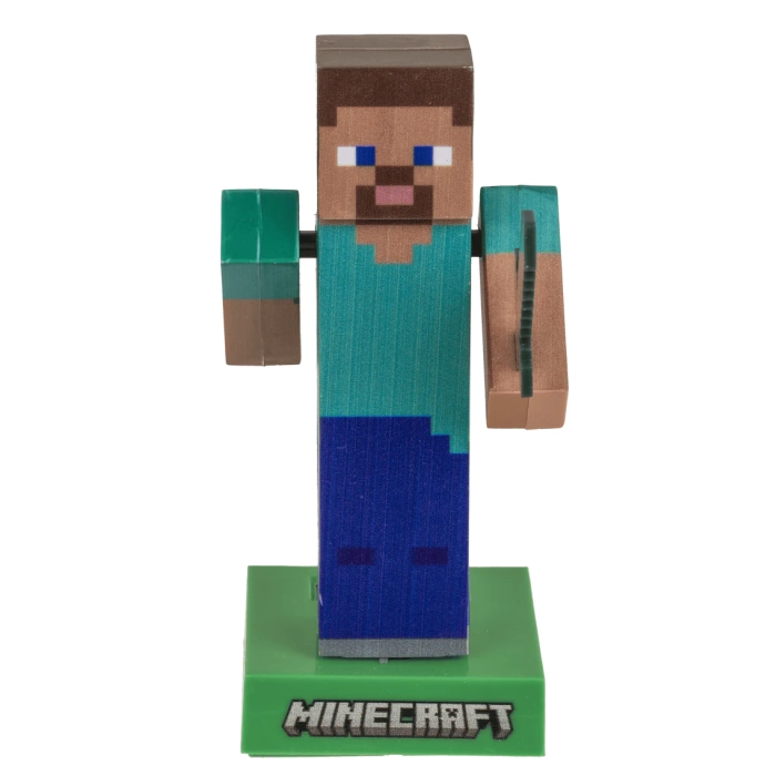 Figurka Solarna Minecraft Steve – Dekoracja na Biurko | Kemis.pl