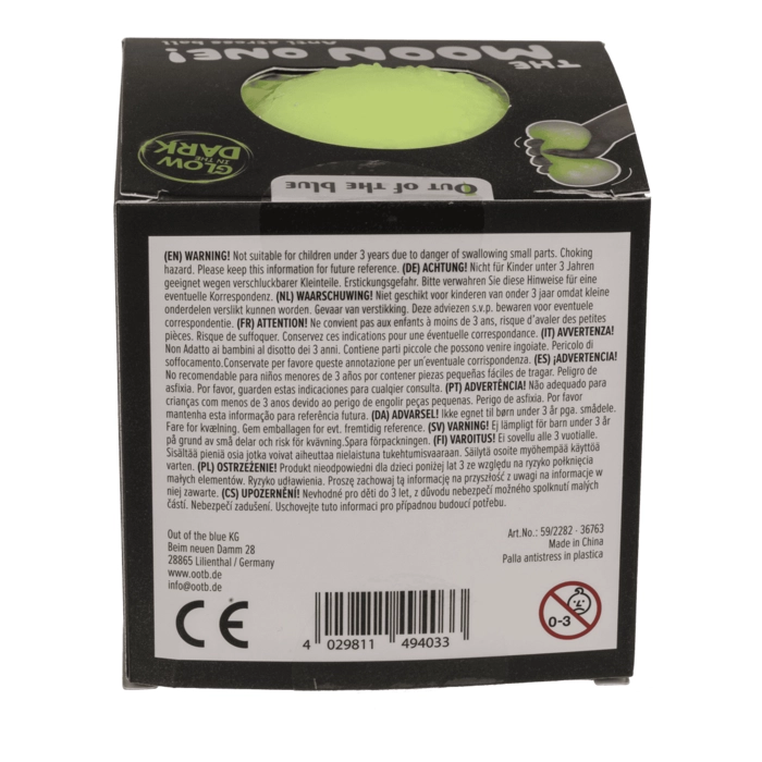 Gniotek Antystresowy Księżyc XL – Świeci w Ciemności | Gadżety Relaksacyjne | Kemis.pl