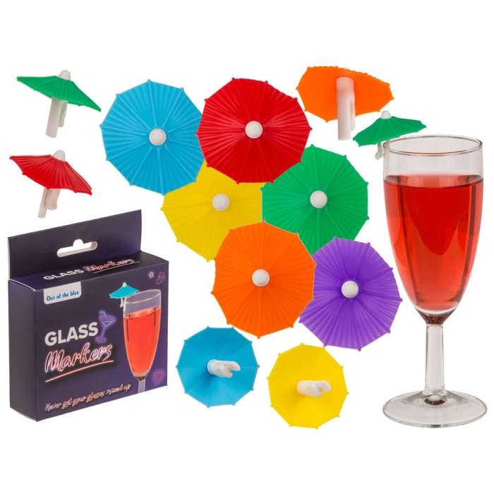 Znaczniki do Kieliszków – Parasoliki Silikonowe | Gadżety Imprezowe | Kemis.pl