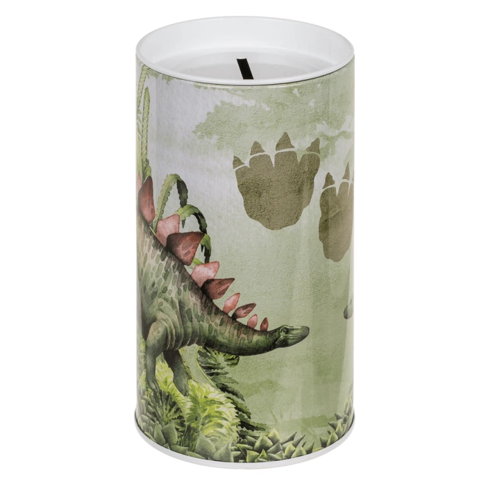 Skarbonka Metalowa Dinozaur – Kolorowa Skarbonka dla Dzieci