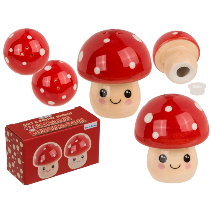 Kawaii Mushrooms – solniczka i pieprzniczka grzybki | Hurtownia gadżetów kuchennych