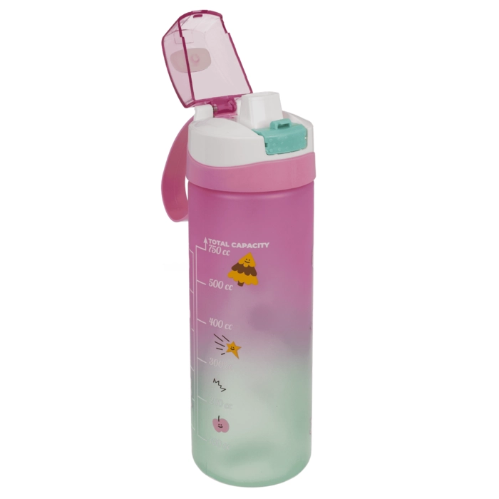 Butelka z Motywacyjną Podziałką 750 ml – Pastelowy Design | Kemis.pl