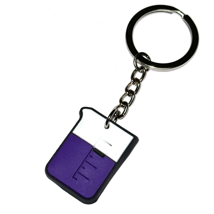 Brelok Naukowca Fioletowa Kolba – Seria Naukowa | Gadżety | Kemis.pl