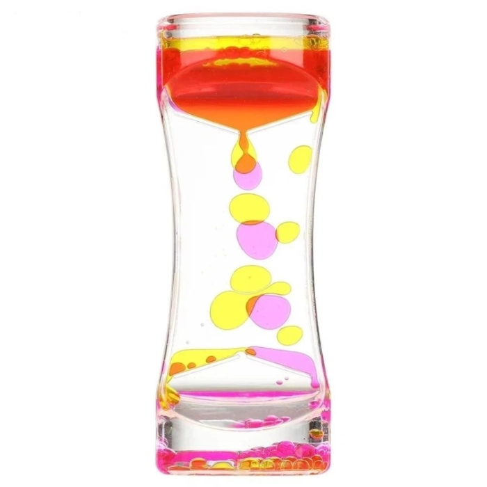 Klepsydra Żelowa Relaksująca Różowo-Żółta