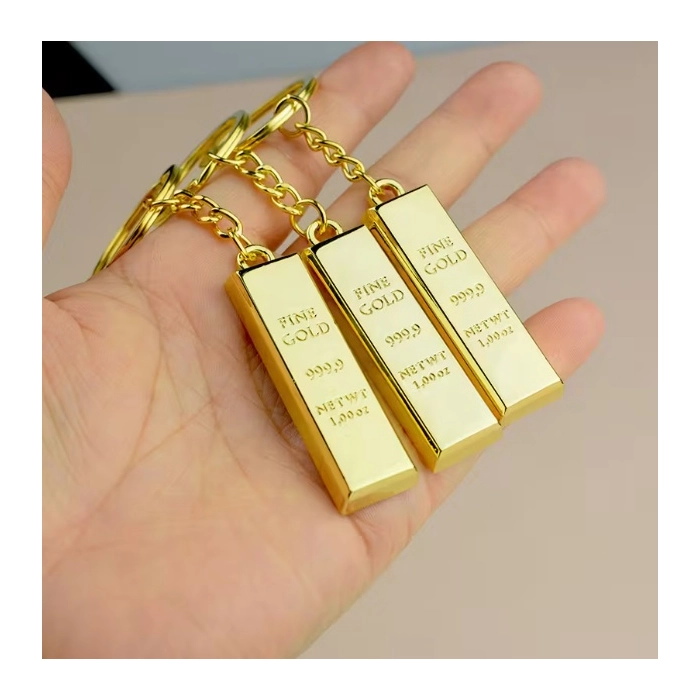 Brelok Sztabka Złota – Brelok Miliardera Imitacja