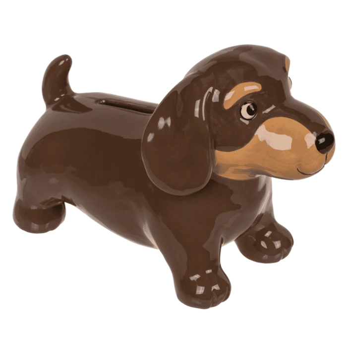 Skarbonka Jamnik Ceramiczna – Piesek na Oszczędności