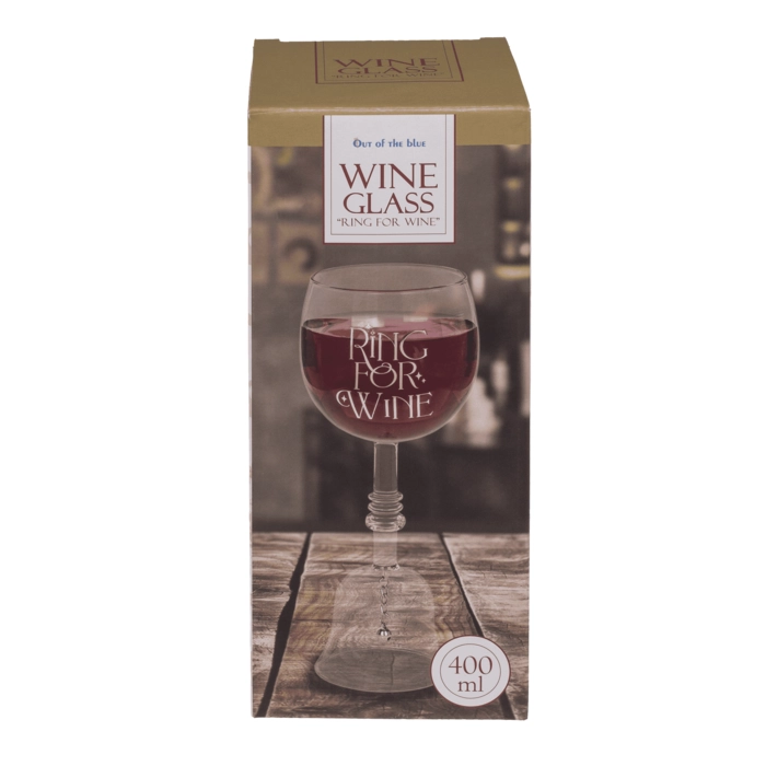 Kieliszek Ring For Wine z dzwonkiem | Hurtownia gadżetów