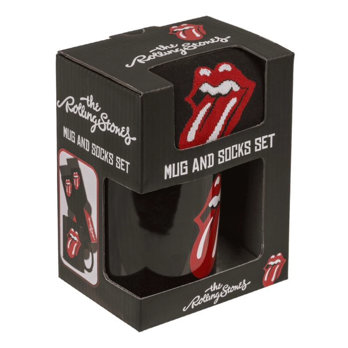 Zestaw Prezentowy The Rolling Stones – Kubek i Skarpetki dla Prawdziwego Rockmana