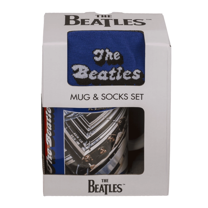 Zestaw Prezentowy The Beatles – Kubek i Skarpetki z Legendą Muzyki