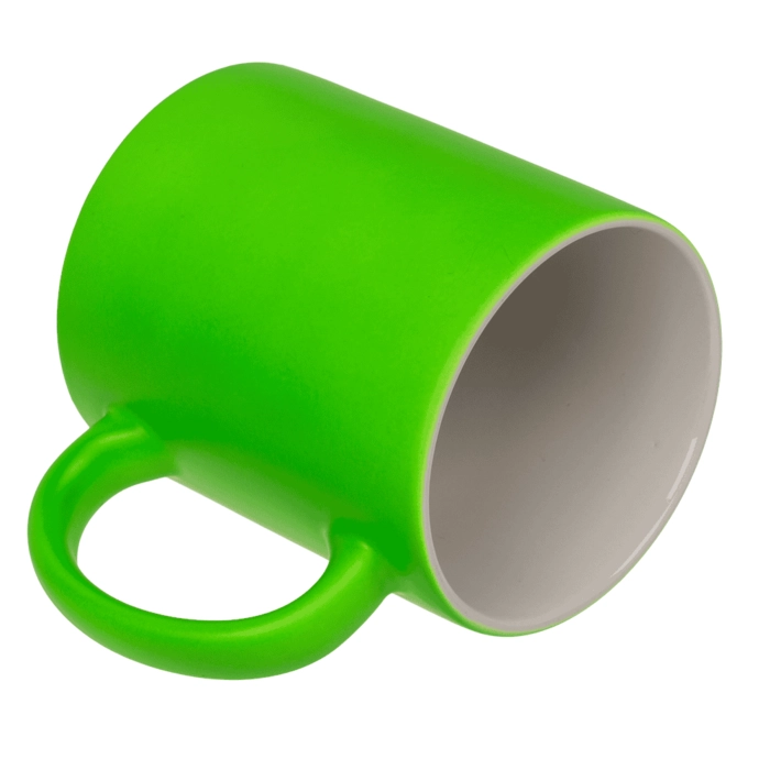 Kubek Neonowy Zielony – nowoczesny kubek z ceramiki | Hurtownia gadżetów i prezentów