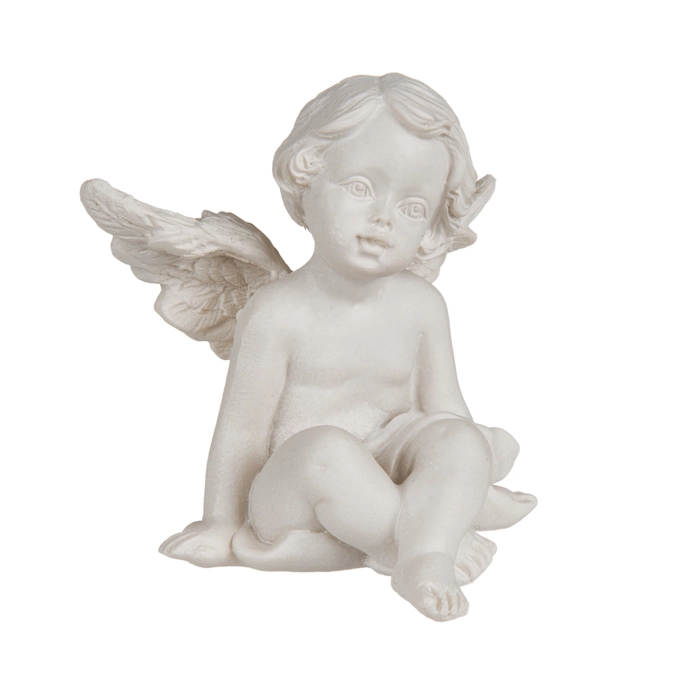 Figurka Aniołka na Chmurce – Delikatna Dekoracja Symboliczna | Hurtownia Prezentów Kemis.pl