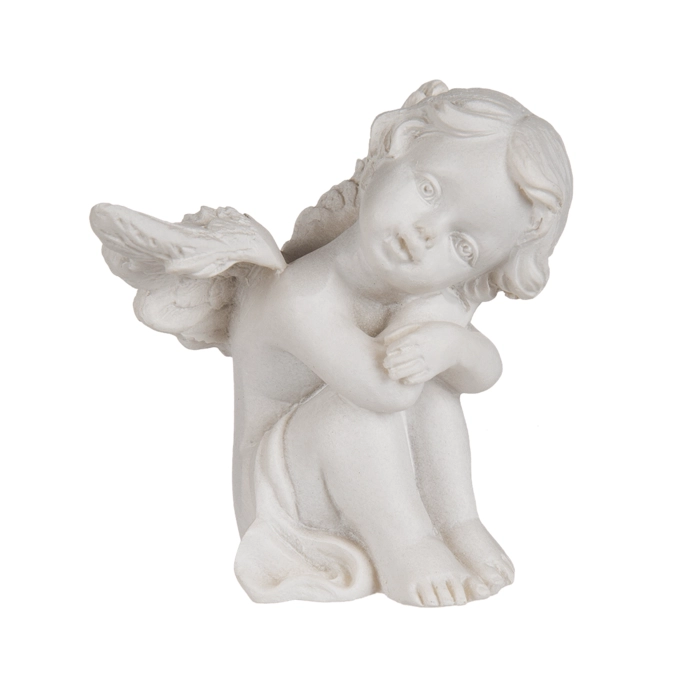 Figurka Aniołka na Chmurce – Delikatna Dekoracja Symboliczna | Hurtownia Prezentów Kemis.pl