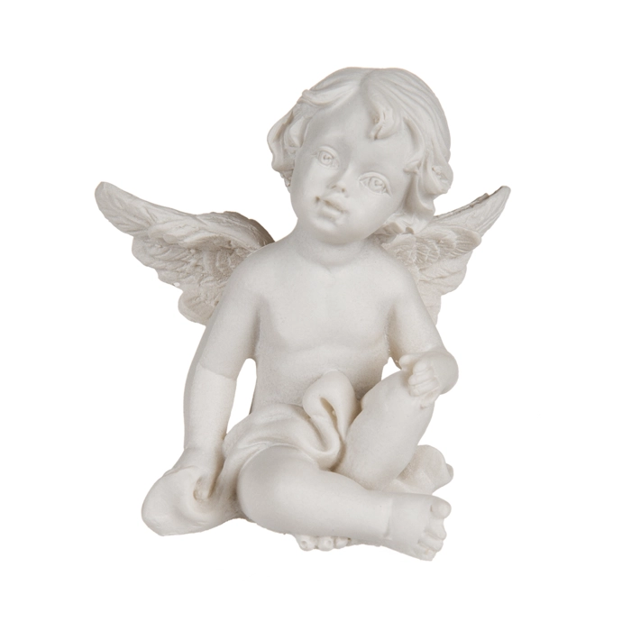 Figurka Aniołka na Chmurce – Delikatna Dekoracja Symboliczna | Hurtownia Prezentów Kemis.pl